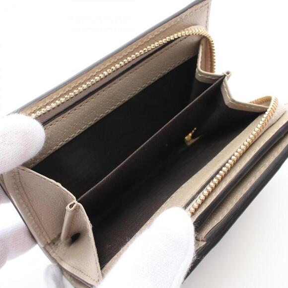 GUCCI Beige Leather Wallet - Picture 6 of 8